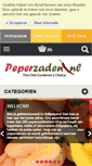 Mobile Screenshot of peperzaden.nl