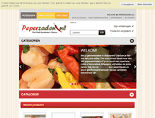 Tablet Screenshot of peperzaden.nl