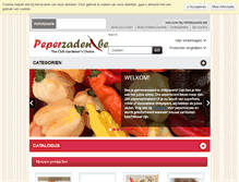 Tablet Screenshot of peperzaden.be